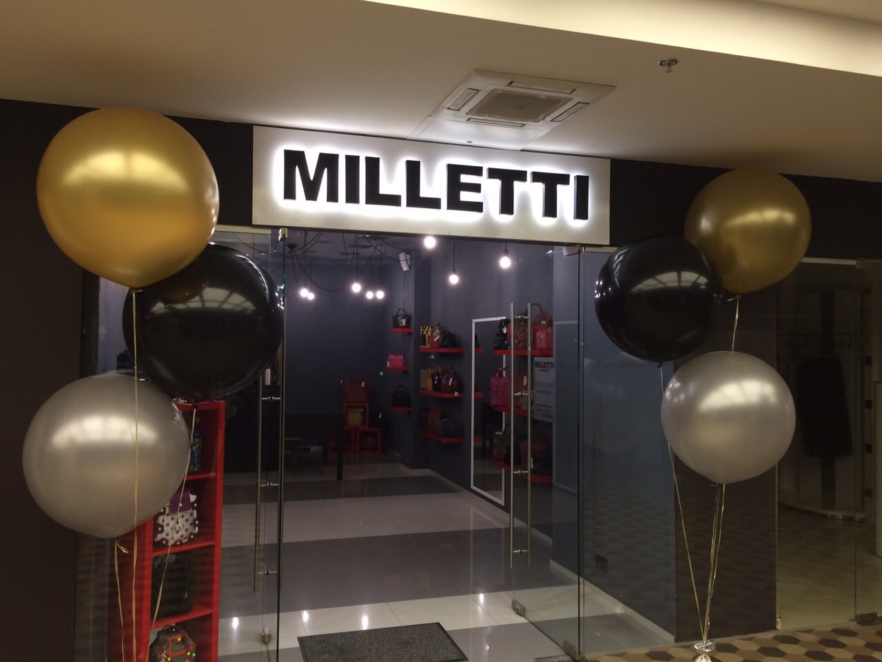 Оформление магазина MILETTI-shargel.by